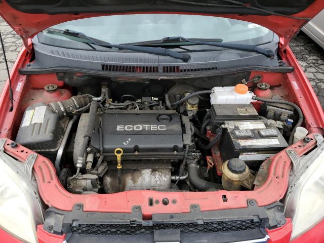 KL1TD5DEXAB130479 - 2010 CHEVROLET AVEO LS 红色 照片 11