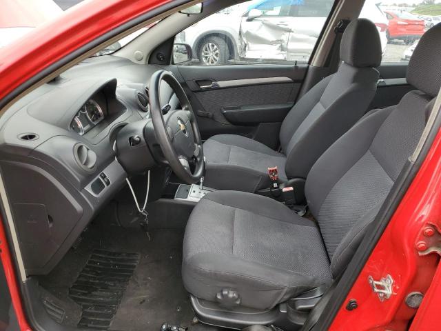 KL1TD5DEXAB130479 - 2010 CHEVROLET AVEO LS 红色 照片 7
