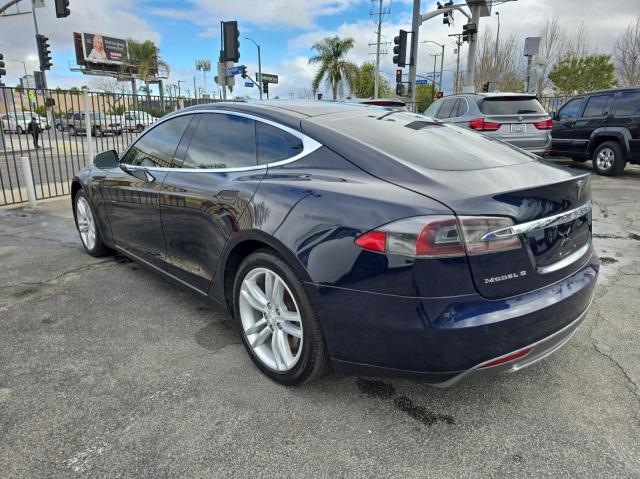 5YJSA1CG5DFP21930 - 2013 TESLA MODEL S Կապույտ լուսանկար 3