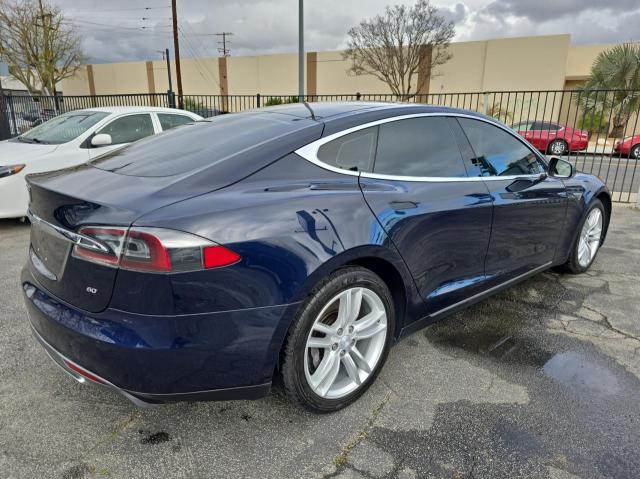 5YJSA1CG5DFP21930 - 2013 TESLA MODEL S Կապույտ լուսանկար 4