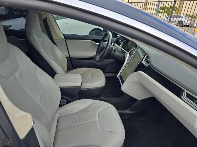 5YJSA1CG5DFP21930 - 2013 TESLA MODEL S Կապույտ լուսանկար 5