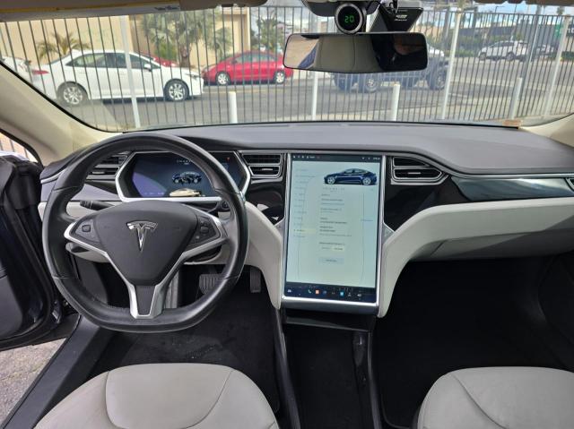 5YJSA1CG5DFP21930 - 2013 TESLA MODEL S Կապույտ լուսանկար 9