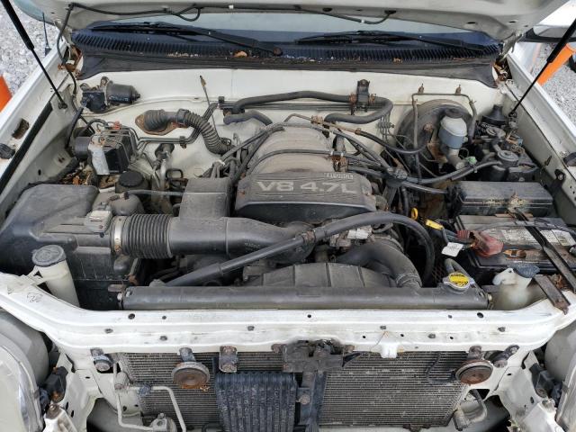 5TBBT441X2S268301 - 2002 TOYOTA TUNDRA ACCESS CAB თეთრი ფოტო 11