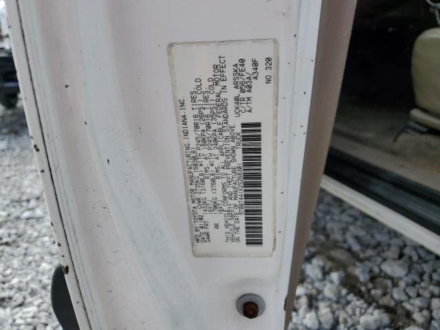 5TBBT441X2S268301 - 2002 TOYOTA TUNDRA ACCESS CAB თეთრი ფოტო 12