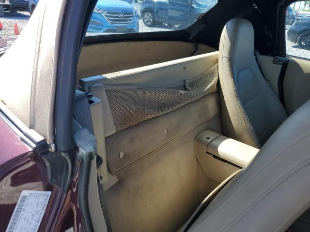 JM1NB3532Y0145105 - 2000 MAZDA MX-5 MIATA BASE BURGUNDY photo 10