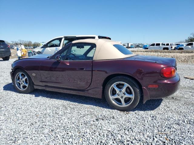JM1NB3532Y0145105 - 2000 MAZDA MX-5 MIATA BASE BURGUNDY photo 2