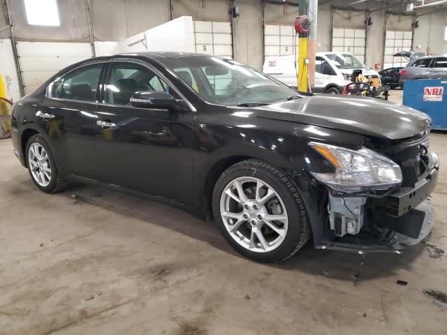 1N4AA5AP5EC447249 - 2014 NISSAN MAXIMA S BLACK photo 4