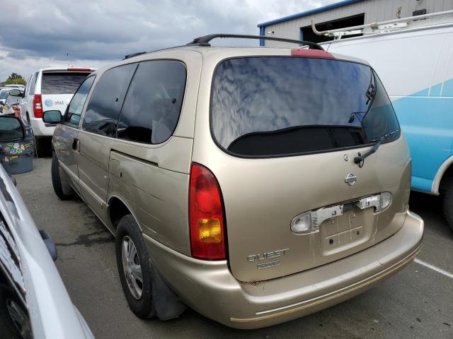 4N2XN11T5XD809511 - 1999 NISSAN QUEST SE GOLD photo 2