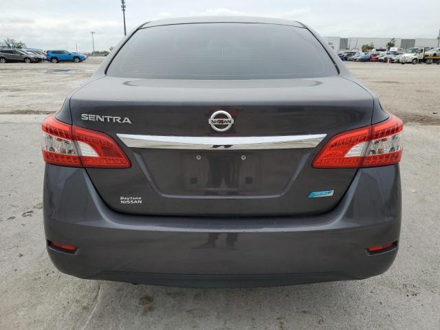 3N1AB7AP7EL642327 - 2014 NISSAN SENTRA S GRAY photo 6