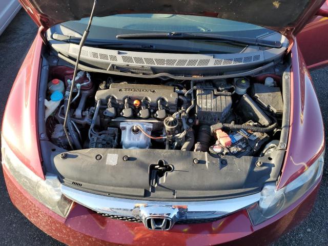 1HGFA159X9L009466 - 2009 HONDA CIVIC EXL მუქწითელი ფოტო 11