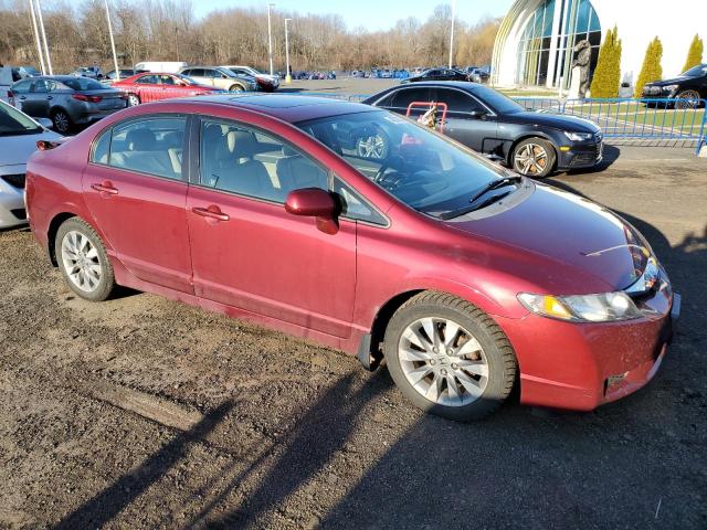 1HGFA159X9L009466 - 2009 HONDA CIVIC EXL მუქწითელი ფოტო 4