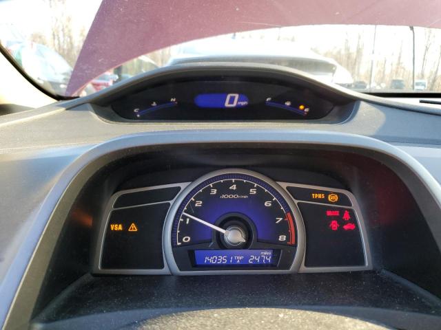 1HGFA159X9L009466 - 2009 HONDA CIVIC EXL მუქწითელი ფოტო 9