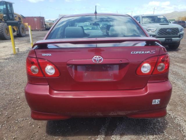 1NXBR30E28Z973246 - 2008 TOYOTA COROLLA CE RED photo 6