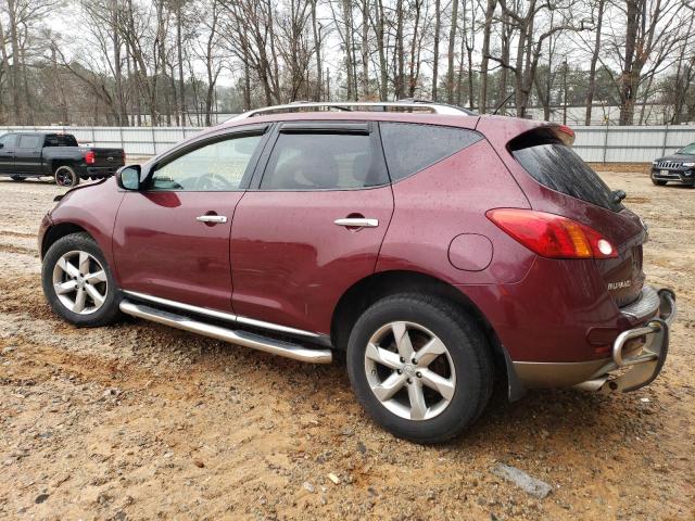 JN8AZ1MW7AW137129 - 2010 NISSAN MURANO S RED photo 2