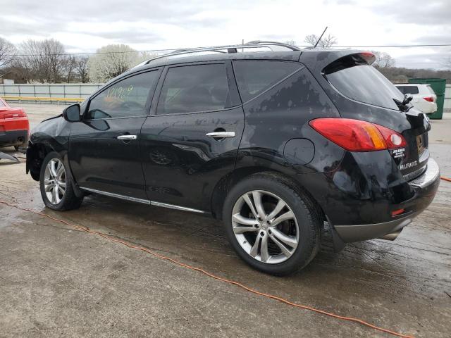 JN8AZ1MU1AW006292 - 2010 NISSAN MURANO S BLACK photo 2