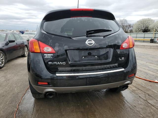 JN8AZ1MU1AW006292 - 2010 NISSAN MURANO S BLACK photo 6