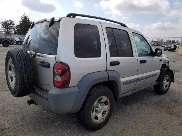 1J4GL48K95W568796 - 2005 JEEP LIBERTY SPORT SILVER photo 3