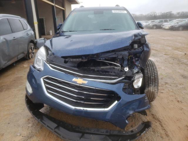 2GNALCEK0H6162311 - 2017 CHEVROLET EQUINOX LT BLUE photo 5