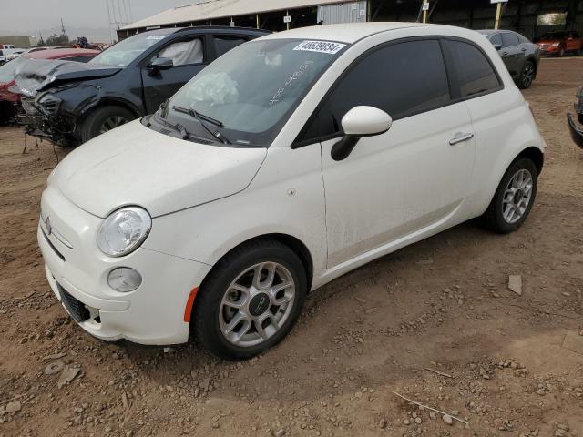 3C3CFFAR4DT546504 - 2013 FIAT 500 POP WHITE photo 1