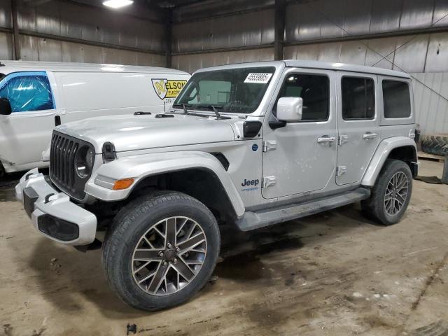 1C4JJXP62NW199075 - 2022 JEEP WRANGLER U SAHARA 4XE SILVER photo 1