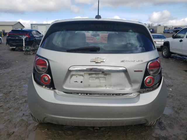 1G1JE6SB1F4124358 - 2015 CHEVROLET SONIC LTZ SILVER photo 6