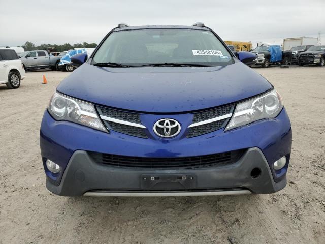 2T3WFREV5FW142883 - 2015 TOYOTA RAV4 XLE BLUE photo 5