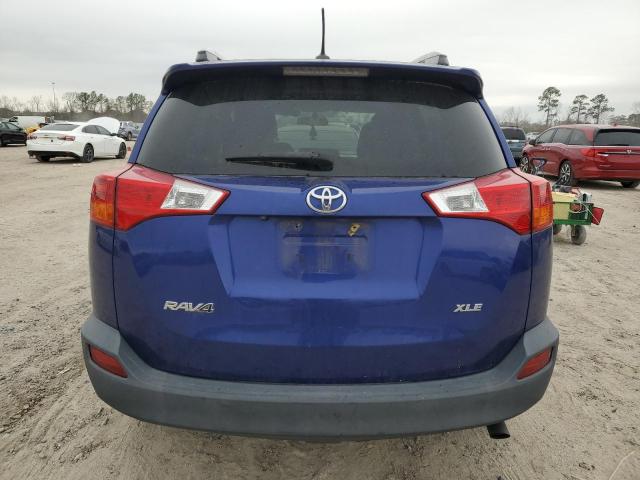 2T3WFREV5FW142883 - 2015 TOYOTA RAV4 XLE BLUE photo 6