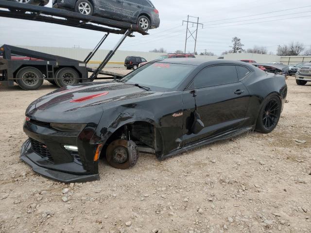 1G1FE1R77J0150442 - 2018 CHEVROLET CAMARO SS BLACK photo 1