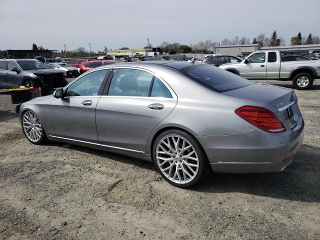 WDDUG8CB1FA068356 - 2015 MERCEDES-BENZ S 550 GRAY photo 2