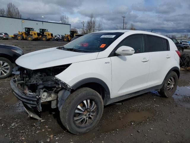 KNDPBCA28C7226311 - 2012 KIA SPORTAGE LX WHITE photo 1