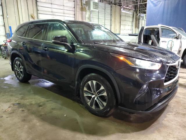 5TDGZRBH3MS109969 - 2021 TOYOTA HIGHLANDER XLE 黑色 照片 4