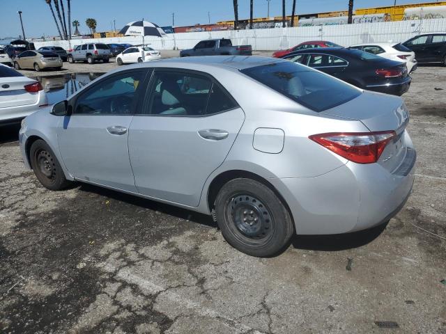 5YFBURHE9FP314021 - 2015 TOYOTA COROLLA L SILVER photo 2