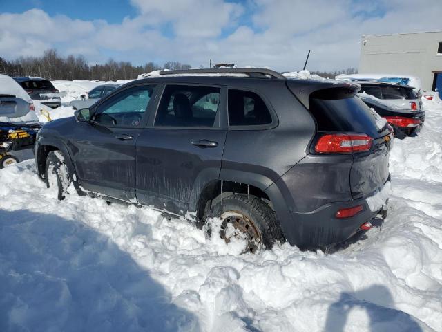 1C4PJMBS2GW216151 - 2016 JEEP CHEROKEE TRAILHAWK GRAY photo 2