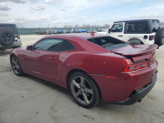 2G1FC1E32E9282545 - 2014 CHEVROLET CAMARO LT MAROON photo 2