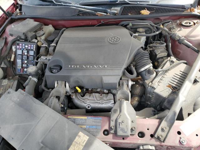 2G4WE537851188792 - 2005 BUICK LACROSSE CXS MAROON photo 11