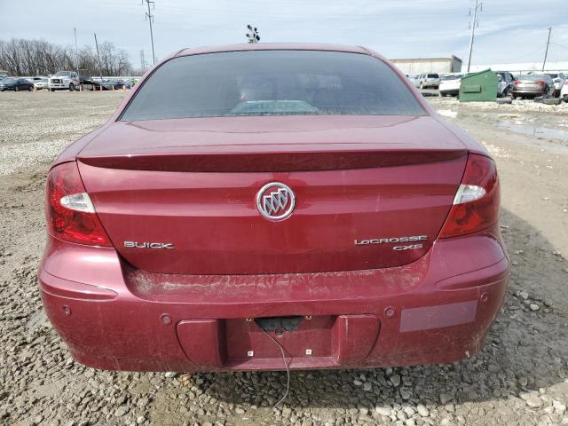 2G4WE537851188792 - 2005 BUICK LACROSSE CXS MAROON photo 6