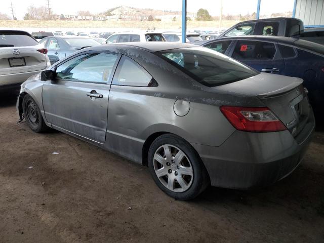 2HGFG12666H571902 - 2006 HONDA CIVIC LX GRAY photo 2