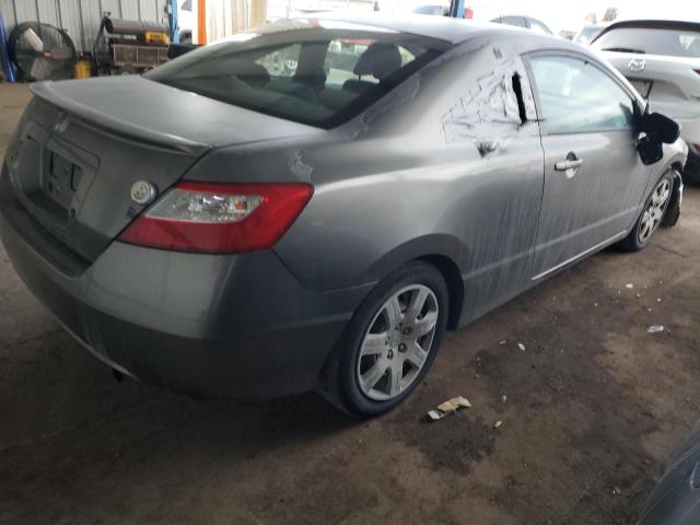 2HGFG12666H571902 - 2006 HONDA CIVIC LX GRAY photo 3