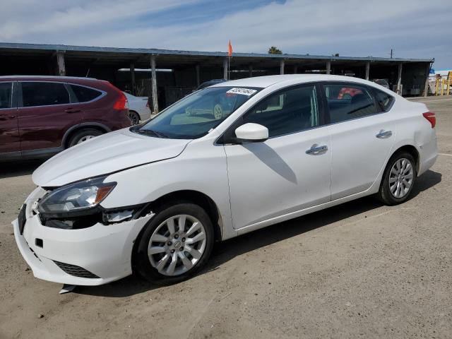 3N1AB7AP3HL669951 - 2017 NISSAN SENTRA S WHITE photo 1