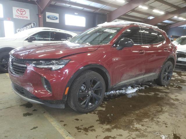 LRBFZNR40PD057495 - 2023 BUICK ENVISION ESSENCE ბურგუნდია ფოტო 1