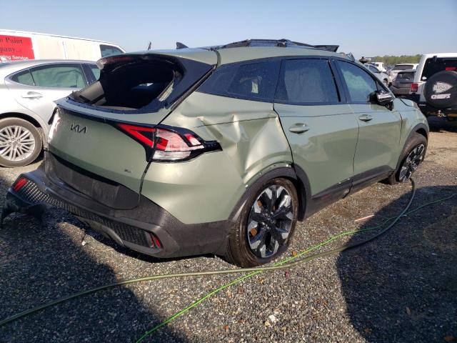 5XYK6CAF9PG087994 - 2023 KIA SPORTAGE X LINE GREEN photo 3