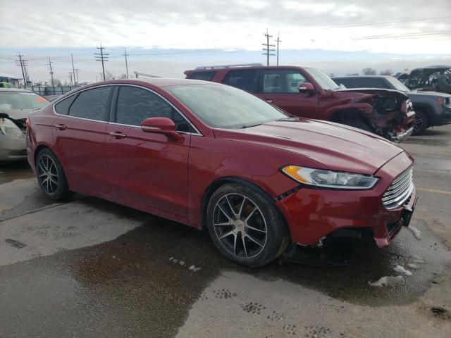 3FA6P0K93ER170724 - 2014 FORD FUSION TITANIUM RED photo 4