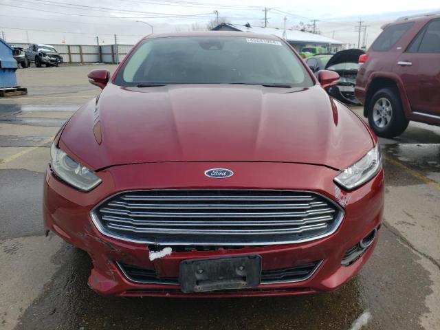 3FA6P0K93ER170724 - 2014 FORD FUSION TITANIUM RED photo 5