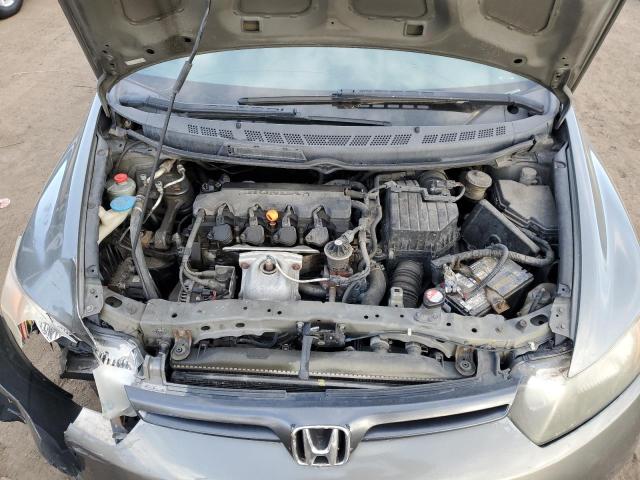 2HGFG11607H514307 - 2007 HONDA CIVIC LX GRAY photo 11