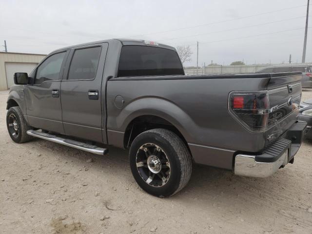 1FTFW1CF2BKD75281 - 2011 FORD F150 SUPERCREW GRAY photo 2