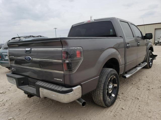 1FTFW1CF2BKD75281 - 2011 FORD F150 SUPERCREW GRAY photo 3