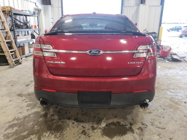 1FAHP2F85DG200284 - 2013 FORD TAURUS LIMITED RED photo 6