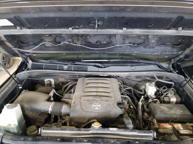 5TFUM5F15HX071622 - 2017 TOYOTA TUNDRA DOUBLE CAB SR/SR5 BLACK photo 11