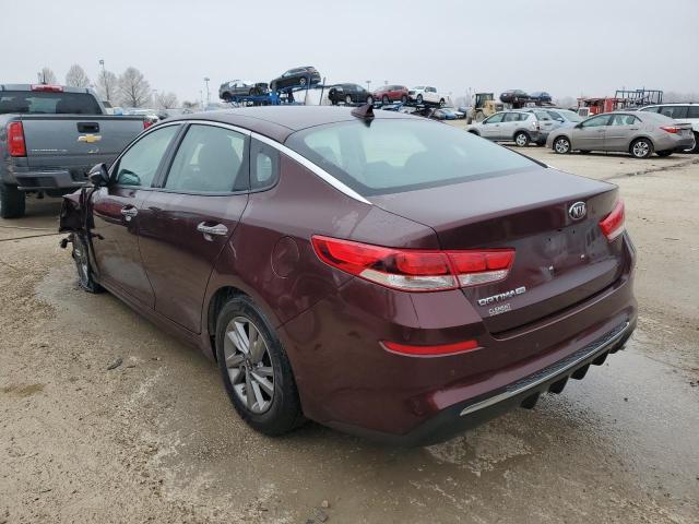 5XXGT4L37LG412566 - 2020 KIA OPTIMA LX BURGUNDY photo 2