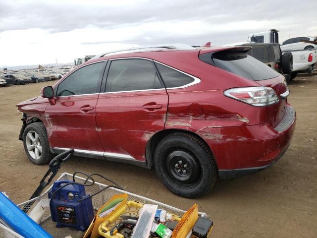 2T2BK1BA4BC116627 - 2011 LEXUS RX 350 RED photo 2